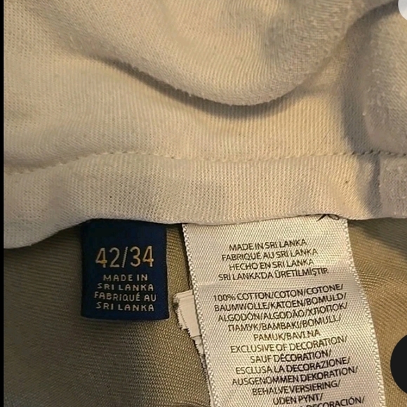 Ralph Lauren Men's Polo Chino Pants - Classic Fit, Cream - Picture 12 of 12